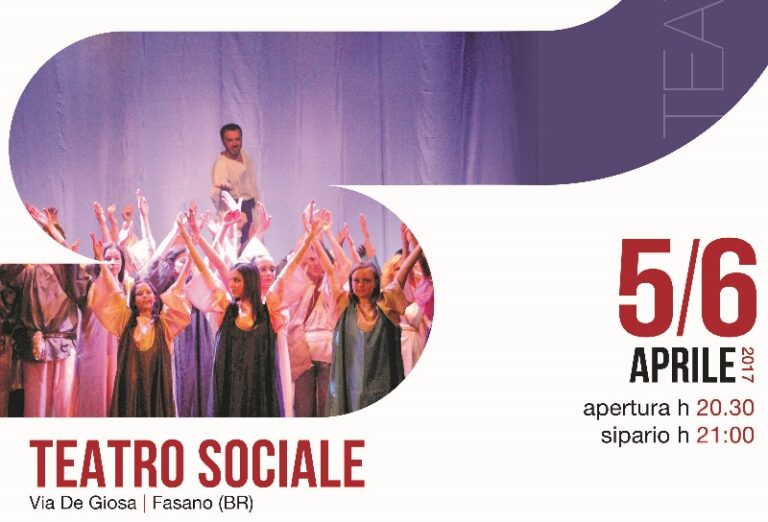 Al Teatro Sociale di Fasano torna in scena il musical 'Il Risorto' dell'Anspi Teatro - Osservatorio Fasano