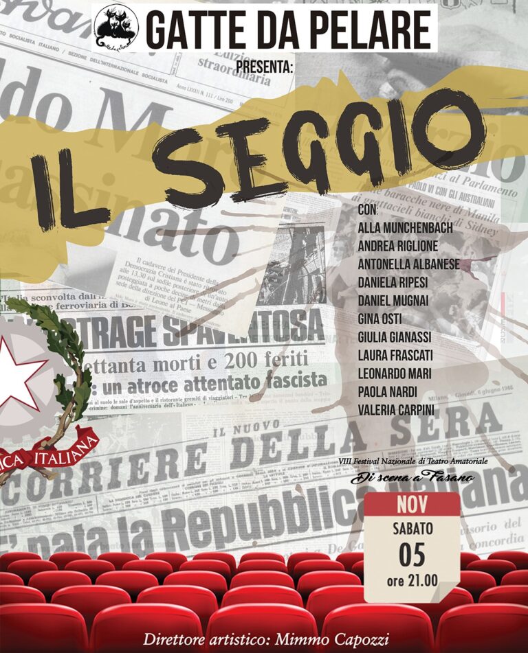 Quarto spettacolo in gara per il Festival amatoriale 'Di scena a Fasano' - Osservatorio Fasano