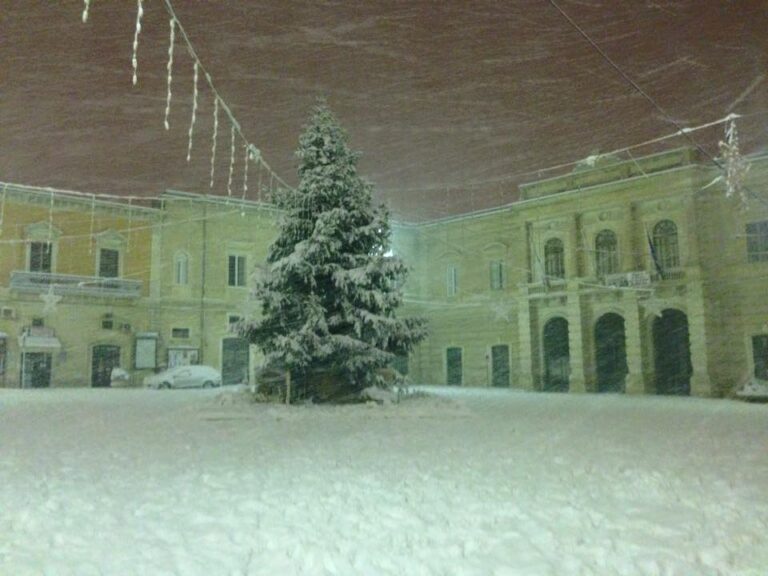 Fasano imbiancata e non è ancora finita: abitazioni isolate e senza luce in collina - Osservatorio Fasano