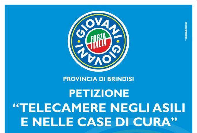 Telecamere negli asili e nelle case di cura: petizione dei giovani di Forza Italia a Fasano Telecamere negli asili e nelle case di cura: petizione dei giovani di Forza Italia a Fasano - Osservatorio Fasano