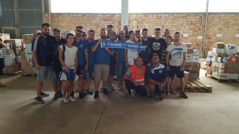 L'associazione 'Il Fasano siamo noi' consegna ad Ascoli Piceno i beni raccolti per i terremotati - Osservatorio Fasano