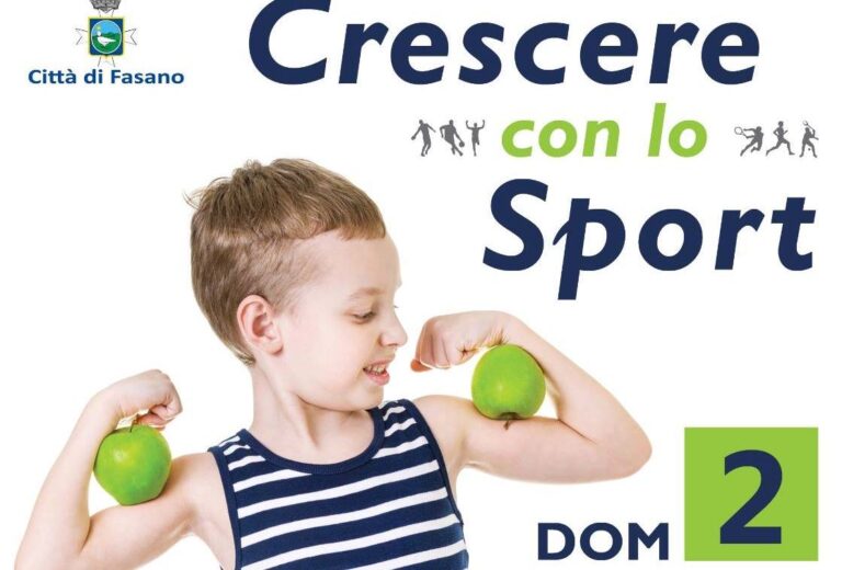 Il 2 ottobre arriva 'Crescere con lo sport' nelle piazze di Fasano e Pezze di Greco - Osservatorio Fasano
