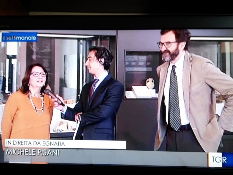 Il Parco archeologico di Egnazia in diretta su Rai 3 - Osservatorio Fasano