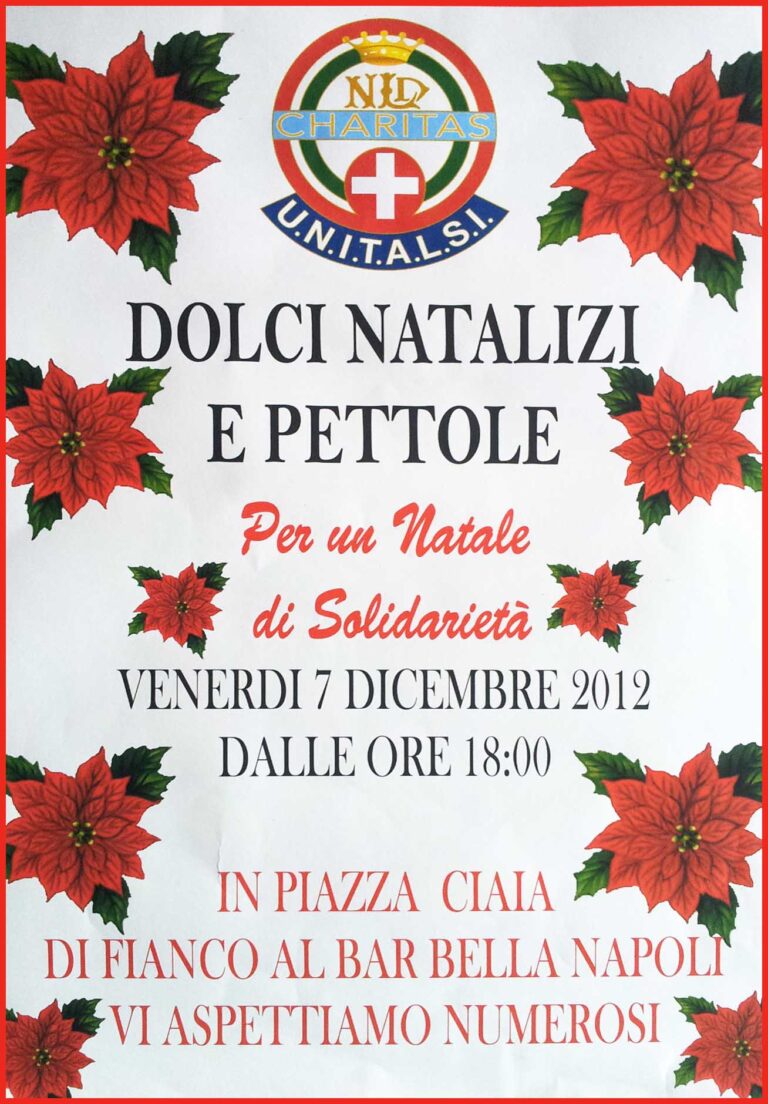 Dolci natalizi e pettole per un Natale di solidarietà - Osservatorio Fasano