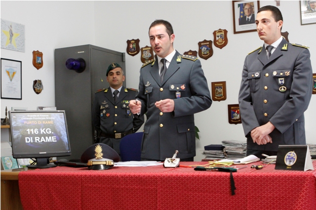 Furto di rame: arresti convalidati ma ladri liberati Furto di rame: arresti convalidati ma ladri liberati - Osservatorio Fasano