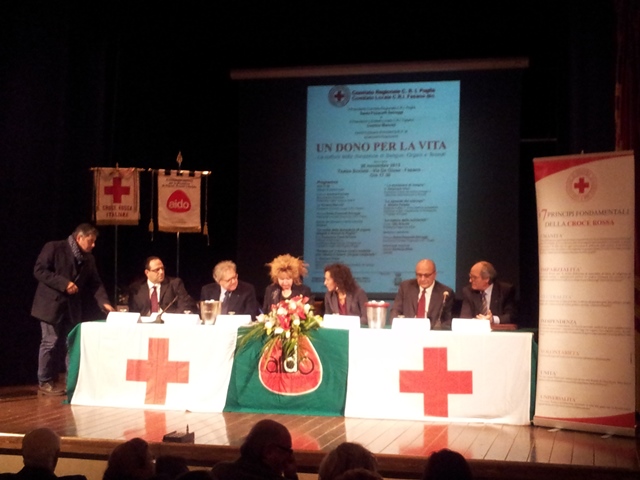 Sensibilizzazione e informazione sulla donazione degli organi nel seminario promosso dalla Croce Rossa Sensibilizzazione e informazione sulla donazione degli organi nel seminario promosso dalla Croce Rossa - Osservatorio Fasano