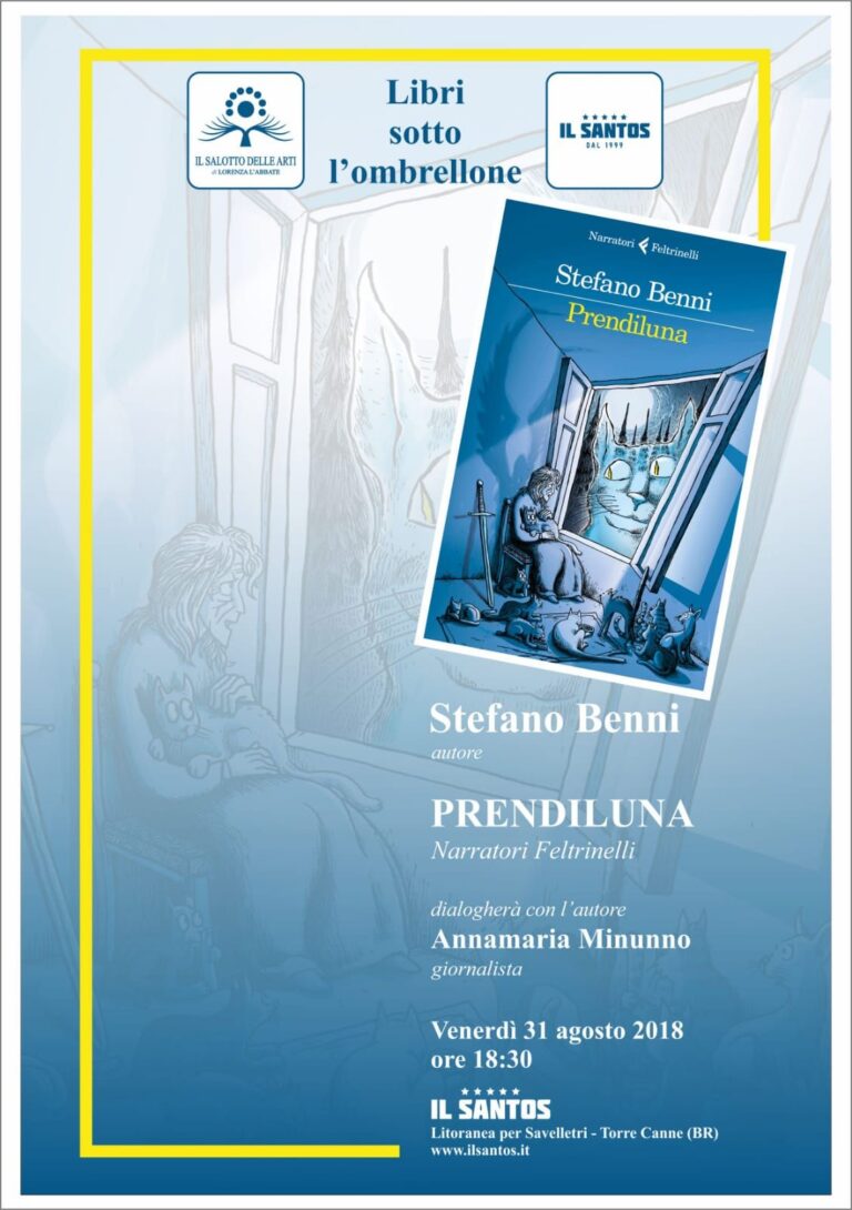 Libri sotto l'ombrellone- Stefano Benni a Il Santos - Osservatorio Fasano