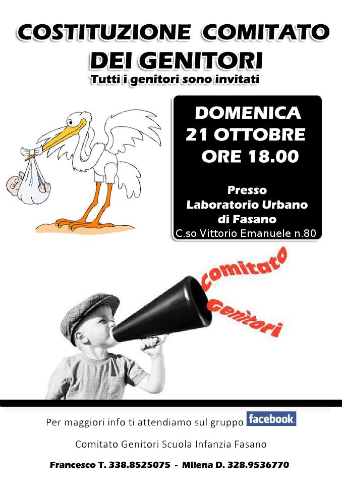 Nasce il Comitato dei Genitori Scuola Infanzia Fasano Nasce il Comitato dei Genitori Scuola Infanzia Fasano - Osservatorio Fasano