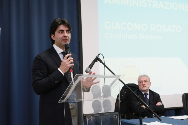 Giacomo Rosato: 'Faremo della trasparenza la nostra bandiera' - Osservatorio Fasano