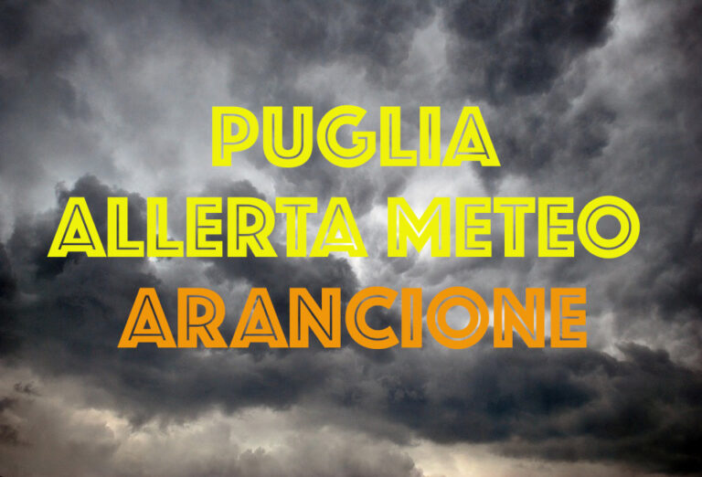 Allerta meteo 'ARANCIONE' dalle 20 di questa sera - Osservatorio Fasano