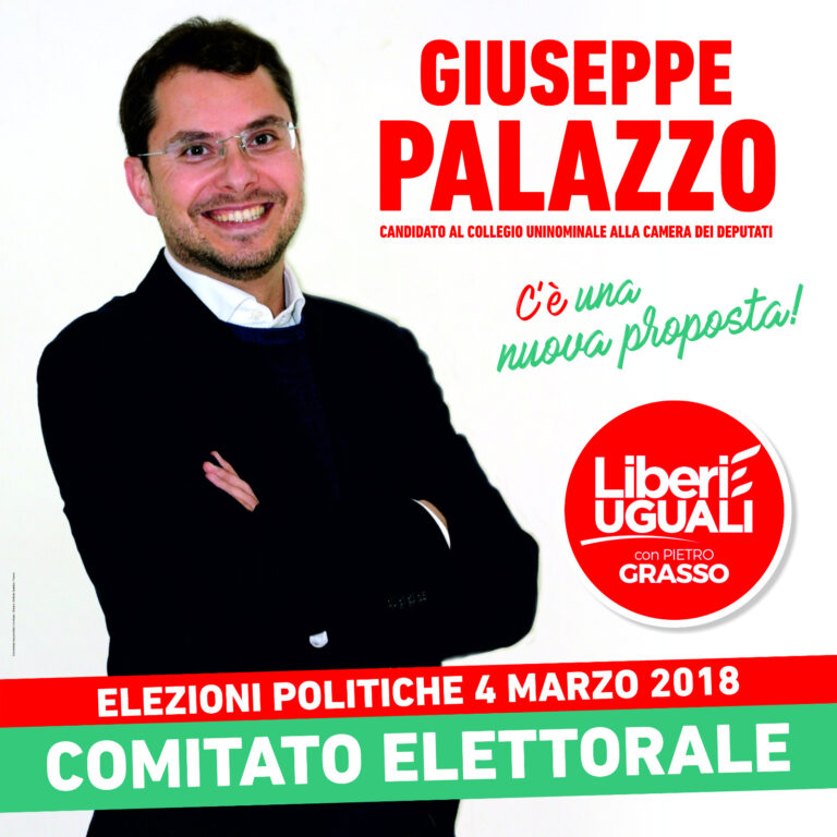Si inaugura il comitato elettorale di Giuseppe Palazzo di Liberi e Uguali Si inaugura il comitato elettorale di Giuseppe Palazzo di Liberi e Uguali - Osservatorio Fasano
