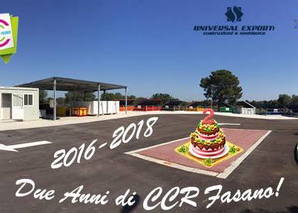 Il Centro comunale di raccolta rifiuti a Fasano festeggia i due anni di apertura Il Centro comunale di raccolta rifiuti a Fasano festeggia i due anni di apertura - Osservatorio Fasano