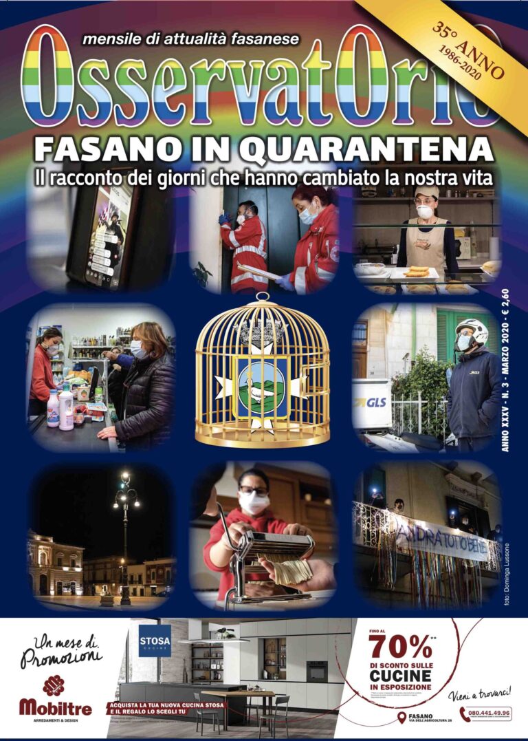È in edicola il nuovo numero di Osservatorio - Osservatorio Fasano
