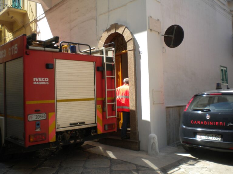 Anziana fasanese salvata dai vigili del fuoco - Osservatorio Fasano