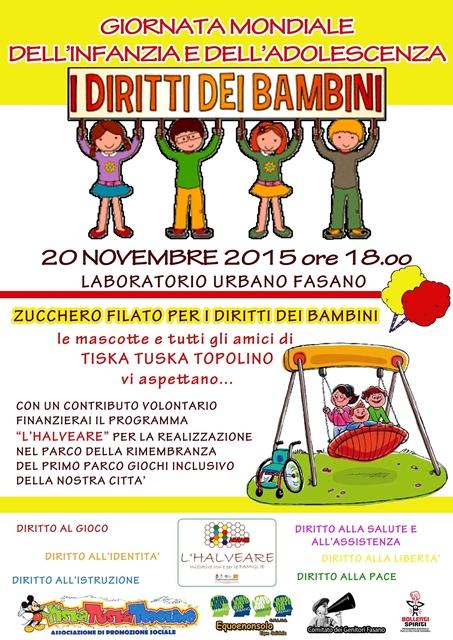 Progetto ‘Ameffé’: al Laboratorio Urbano di Fasano festa per i bambini Progetto 'Ameffé': al Laboratorio Urbano di Fasano festa per i bambini - Osservatorio Fasano