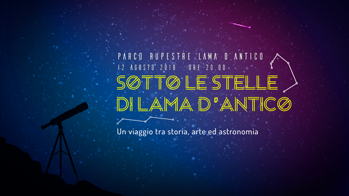 Sotto le stelle di Lama d’Antico. Un viaggio tra storia, arte ed astronomia Sotto le stelle di Lama d'Antico. Un viaggio tra storia, arte ed astronomia - Osservatorio Fasano