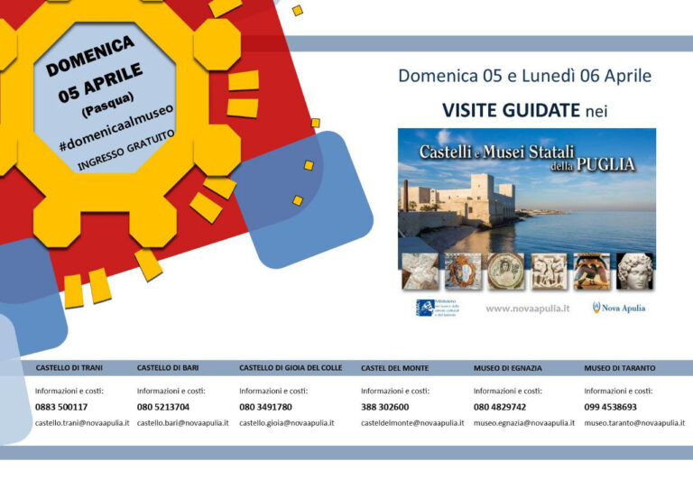 Pasqua e Pasquetta visite guidate ad Egnazia Pasqua e Pasquetta visite guidate ad Egnazia - Osservatorio Fasano