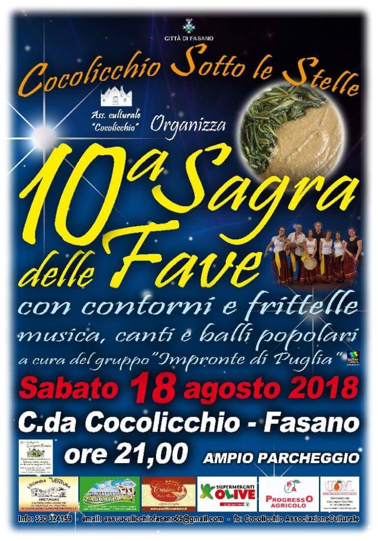 Sagra delle fave Sagra delle fave - Osservatorio Fasano