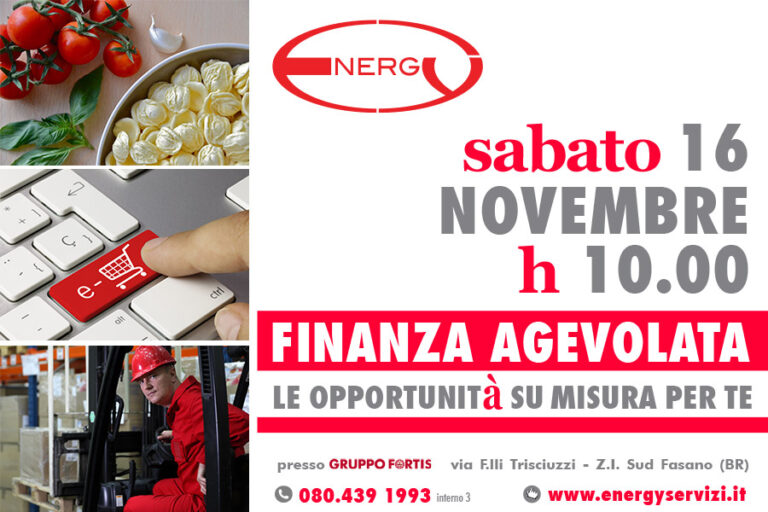 Alla Energy un incontro con gli imprenditori sul tema della finanza agevolata - Osservatorio Fasano