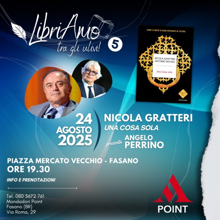 Nicola Gratteri oggi a Fasano, disposizioni di sicurezza - Osservatorio Fasano