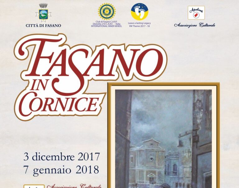 'Fasano in cornice': una mostra dedicata agli artisti locali del passato - Osservatorio Fasano