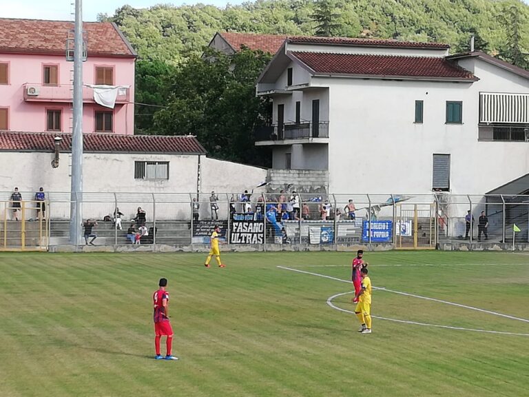 I Biancoazzurri si impongono per 2 a 0 in Coppa Italiacol Francavilla - Osservatorio Fasano