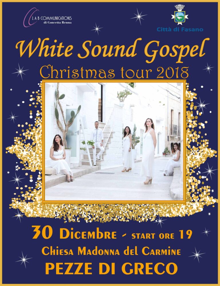 I White Sound Gospel alla chiesa Madonna del Carmine di Pezze di Greco - Osservatorio Fasano