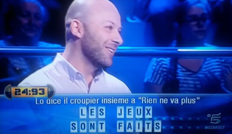 Il fasanese Angelo Rosato in 'Caduta libera' su Canale 5 - Osservatorio Fasano