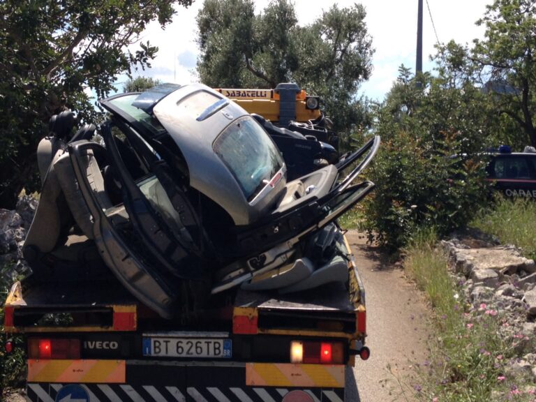 Nel garage pezzi di automobili rubate: denunciato 26enne di Fasano Nel garage pezzi di automobili rubate: denunciato 26enne di Fasano - Osservatorio Fasano