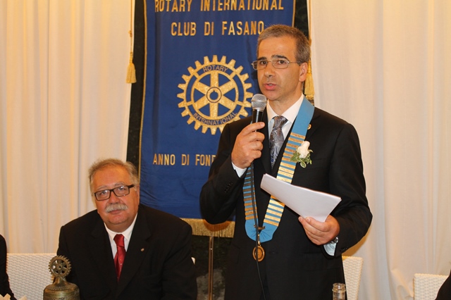 Andrea Belfiore è il nuovo presidente del Rotary Club di Fasano Andrea Belfiore è il nuovo presidente del Rotary Club di Fasano - Osservatorio Fasano
