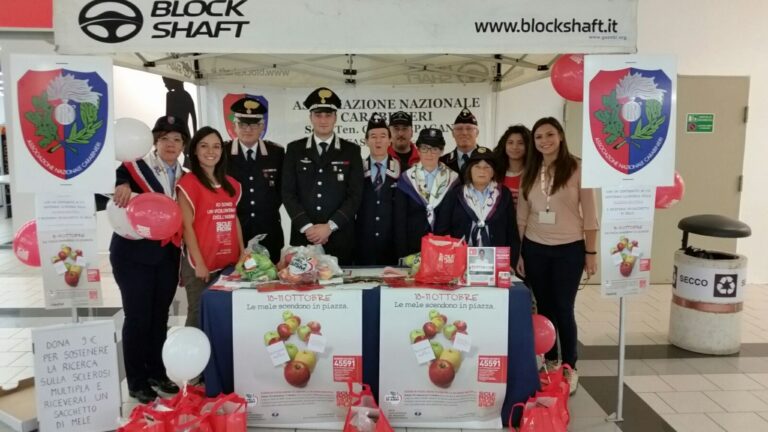 L'Associazione Nazionale Carabinieri di Fasano al fianco dell'Aism - Osservatorio Fasano