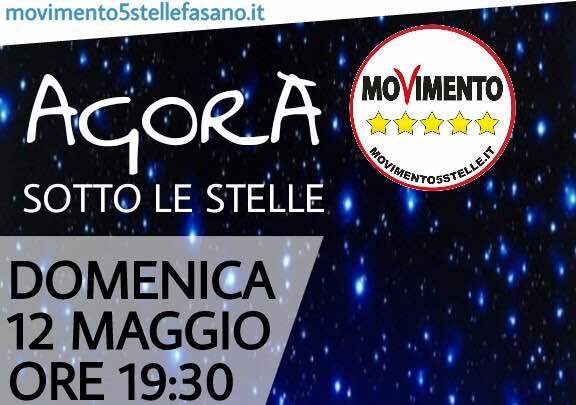 Il Movimento 5 Stelle di Fasano ringrazia il suo elettorato ai Portici Il Movimento 5 Stelle di Fasano ringrazia il suo elettorato ai Portici - Osservatorio Fasano