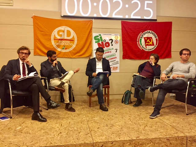 Referendum: il segretario Pd di Fasano Palmariggi a confronto con l’europarlamentare Forenza Referendum: il segretario Pd di Fasano Palmariggi a confronto con l'europarlamentare Forenza - Osservatorio Fasano