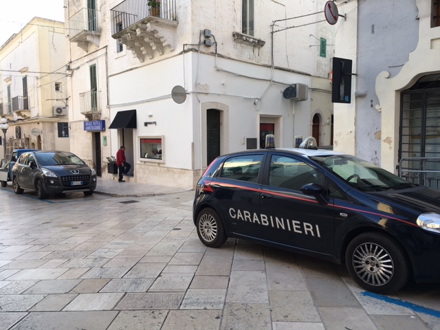 Denunciati tre fasanesi per furto aggravato Denunciati tre fasanesi per furto aggravato - Osservatorio Fasano
