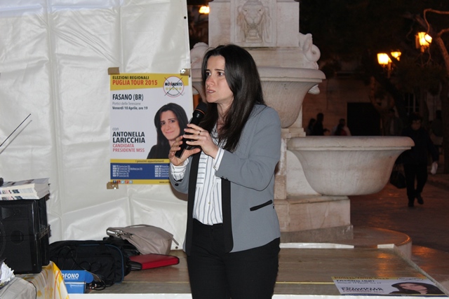 Antonella Laricchia a Fasano: ‘Reddito di cittadinanza e una sanità migliore le priorità assolute’ Antonella Laricchia a Fasano: 'Reddito di cittadinanza e una sanità migliore le priorità assolute' - Osservatorio Fasano