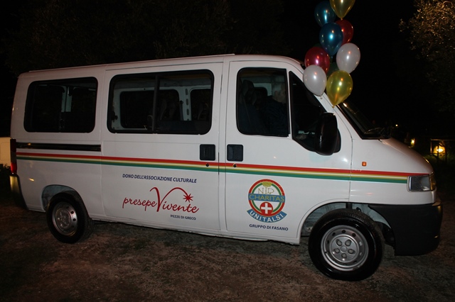 Nuovo mezzo per l’Unitalsi di Fasano: è un dono dell’associazione ‘Presepe Vivente’ di Pezze Nuovo mezzo per l'Unitalsi di Fasano: è un dono dell'associazione 'Presepe Vivente' di Pezze - Osservatorio Fasano