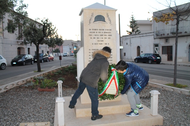 4 Novembre a Fasano: manifestazioni anche nelle frazioni 4 Novembre a Fasano: manifestazioni anche nelle frazioni - Osservatorio Fasano