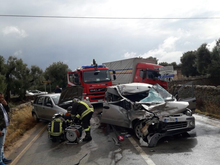 Incidente nei pressi di Montalbano: tre feriti di cui uno grave - Osservatorio Fasano