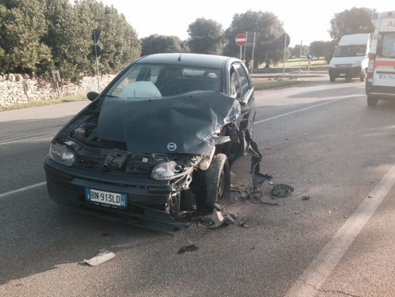Incidente tra Pezze di Greco e Speziale: due feriti Incidente tra Pezze di Greco e Speziale: due feriti - Osservatorio Fasano
