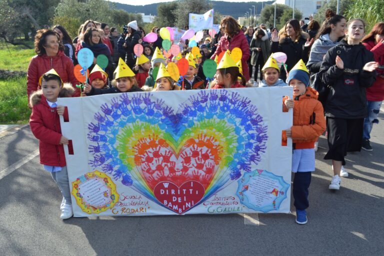 Giornata internazionale dei diritti dell’infanzia: marcia di bambini a Montalbano Giornata internazionale dei diritti dell'infanzia: marcia di bambini a Montalbano - Osservatorio Fasano