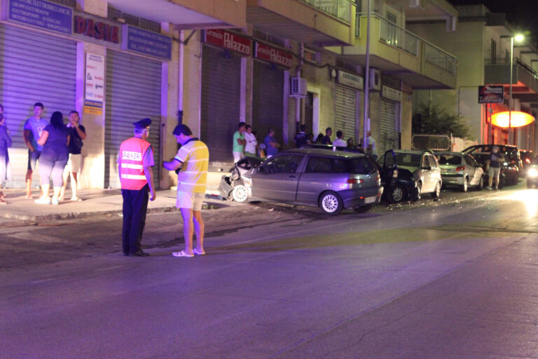 Incidente nella notte nel centro cittadino - Osservatorio Fasano