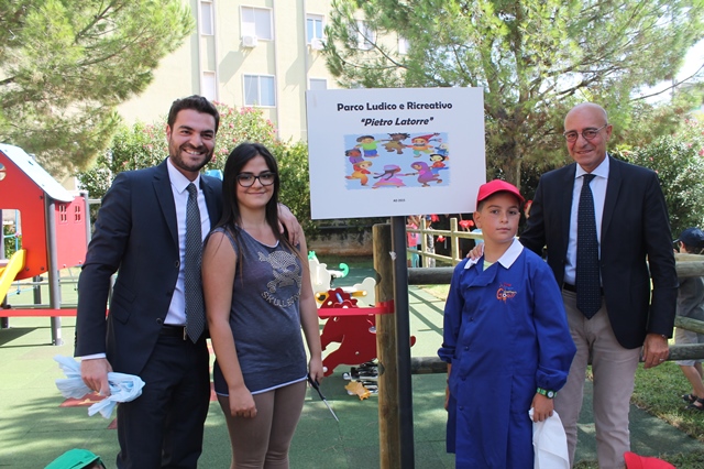 Inaugurato il parco ludico e ricreativo ‘Pietro Latorre’, esempio di formazione e solidarietà Inaugurato il parco ludico e ricreativo 'Pietro Latorre', esempio di formazione e solidarietà - Osservatorio Fasano