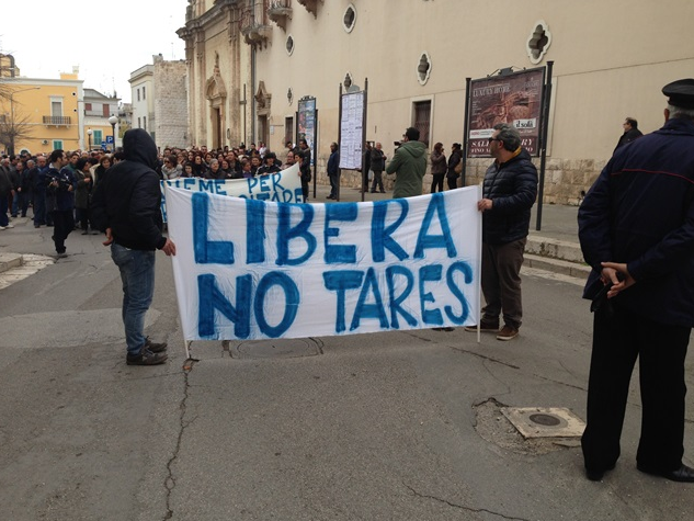 Il comitato cittadino ‘Libera No Tares’ chiede di rivedere l’oneroso contratto della Tradeco Il comitato cittadino 'Libera No Tares' chiede di rivedere l'oneroso contratto della Tradeco - Osservatorio Fasano