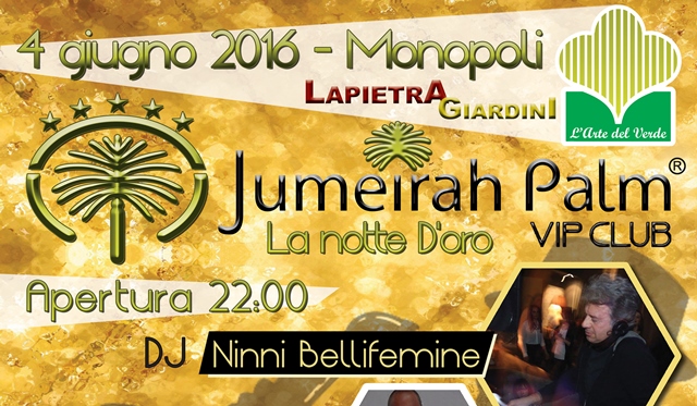 Musica e spettacolo per il ‘Jumeirah Palm Vip Club’ Musica e spettacolo per il 'Jumeirah Palm Vip Club' - Osservatorio Fasano