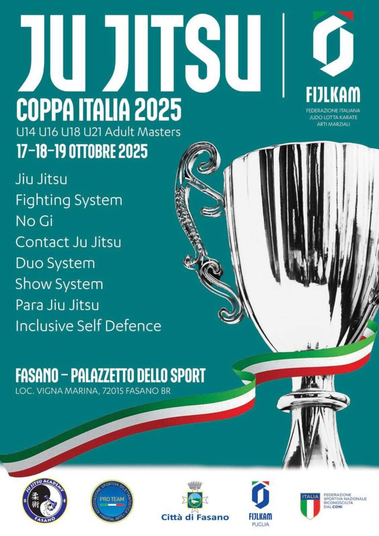 Fasano pronta ad accogliere la Coppa Italia di Ju Jitsu 2025 - Osservatorio Fasano
