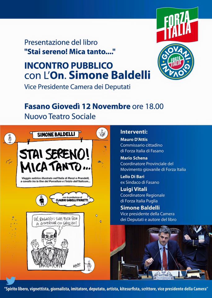 Il vice presidente della Camera dei Deputati Baldelli a Fasano Il vice presidente della Camera dei Deputati Baldelli a Fasano - Osservatorio Fasano