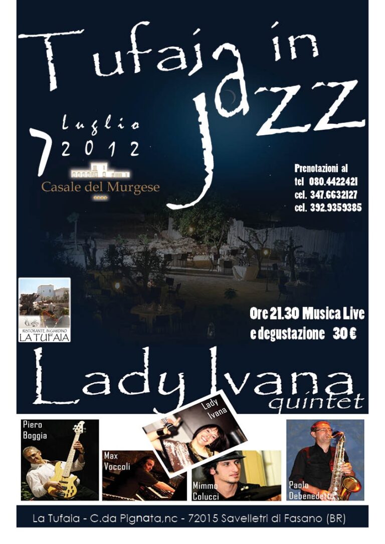 Il Lady Ivana Quintet al Casale del Murgese - Osservatorio Fasano