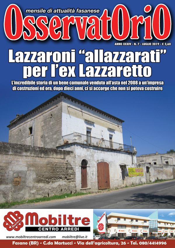 Da questa mattina è in edicola il nuovo numero di Osservatorio Da questa mattina è in edicola il nuovo numero di Osservatorio - Osservatorio Fasano