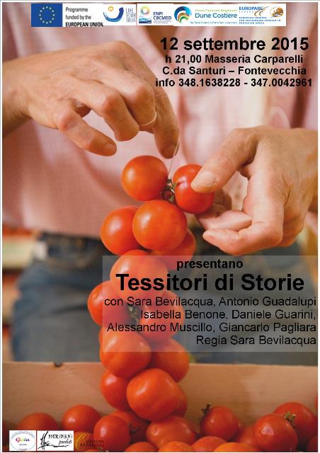 ‘Tessitori di storie’: teatro tra gli ulivi a Masseria Carparelli 'Tessitori di storie': teatro tra gli ulivi a Masseria Carparelli - Osservatorio Fasano