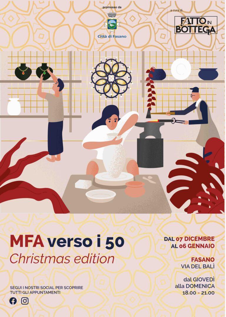 ‘MFA verso i 50 – Christmas edition’: la Mostra Fasanese dell’Artigianato arriva nel centro storico della città 'MFA verso i 50 - Christmas edition': la Mostra Fasanese dell'Artigianato arriva nel centro storico della città - Osservatorio Fasano